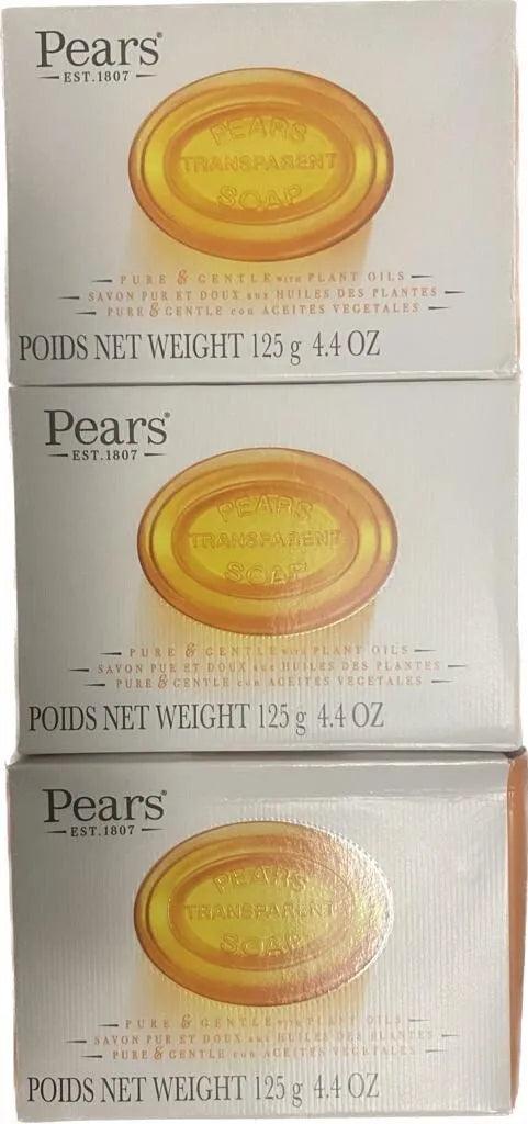 Pears soap Transparent Pure & Gentle With Plant Oil Soap, 4.4oz ✅ 3 bars - Miami beauty1