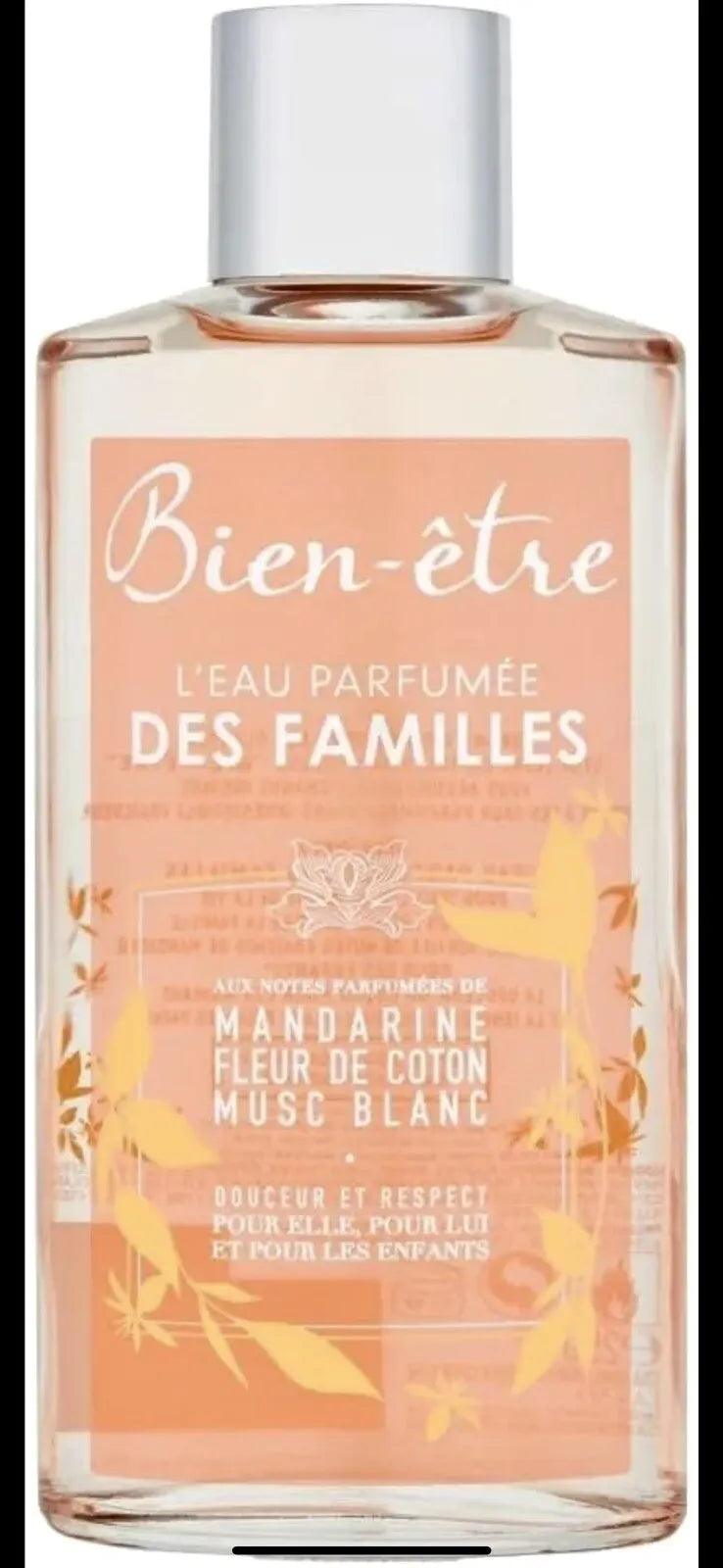 parfumé BIEN ETRE DES FAMILLES mandarine fleur de coton 250mL - Miami beauty1