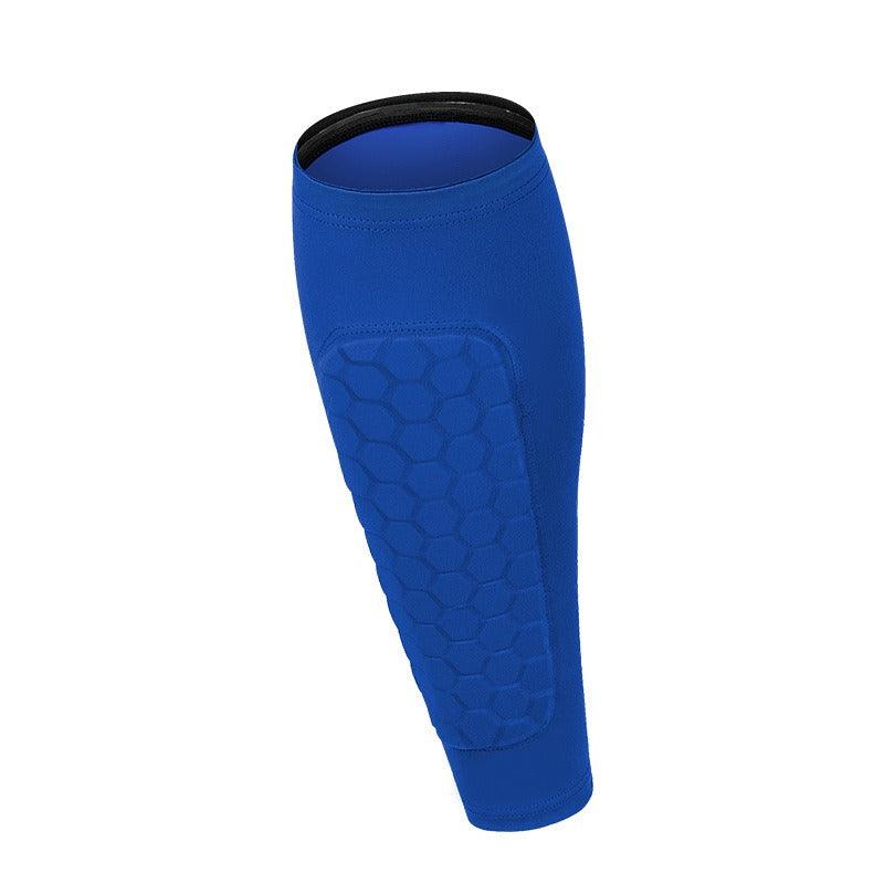 Sports calf protection honeycomb anti-collision leg protectors football basketball cycling running equestrian shin protectors - Miami beauty1