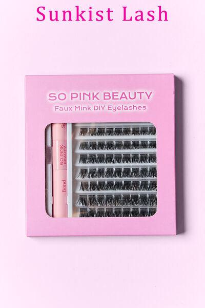 SO PINK BEAUTY Faux Mink Eyelashes Cluster Multipack - Miami beauty1