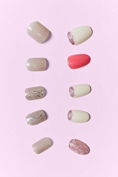 SO PINK BEAUTY Press On Nails 2 Packs - Miami beauty1