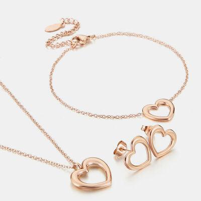 Heart Pendant Necklace - Miami beauty1