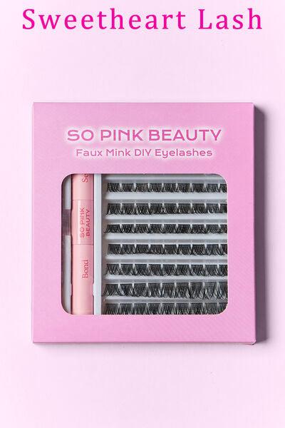 SO PINK BEAUTY Faux Mink Eyelashes Cluster Multipack - Miami beauty1