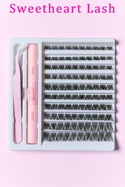 SO PINK BEAUTY Faux Mink Eyelashes Cluster Multipack - Miami beauty1