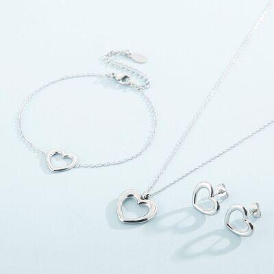 Heart Pendant Necklace - Miami beauty1