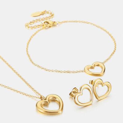 Heart Pendant Necklace - Miami beauty1