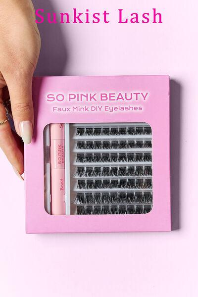 SO PINK BEAUTY Faux Mink Eyelashes Cluster Multipack - Miami beauty1