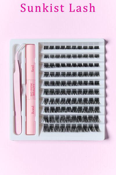 SO PINK BEAUTY Faux Mink Eyelashes Cluster Multipack - Miami beauty1