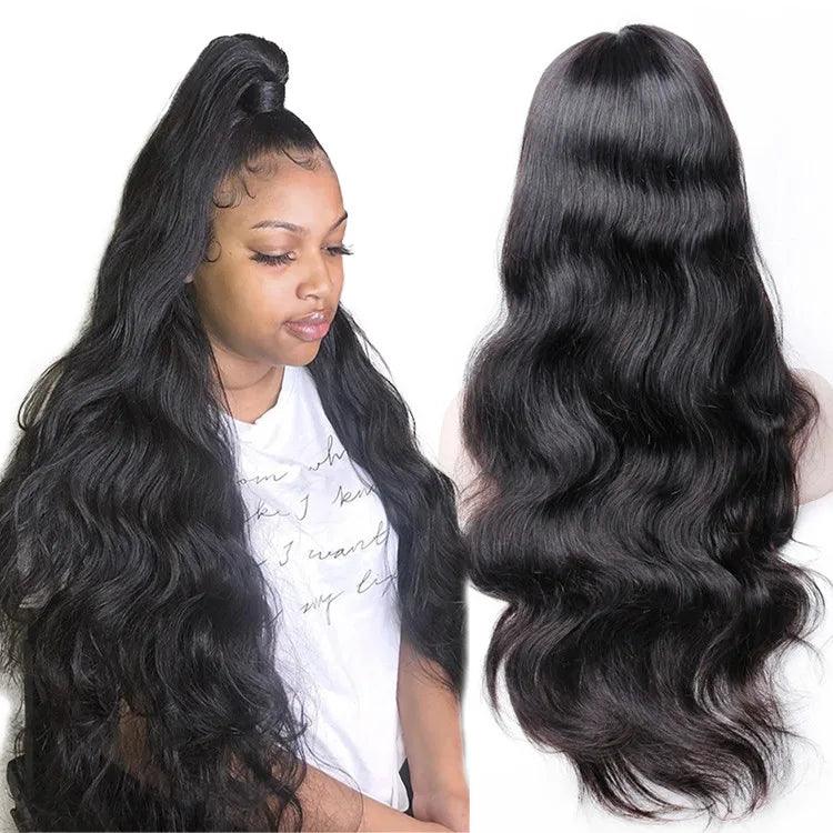 30 32 34 36 38 40 50 inch Human Hair Lace Front Wigs For Black Women Straight Deep Wave Kinky Curly Virgin Raw Indian Hair Wigs - Miami beauty1