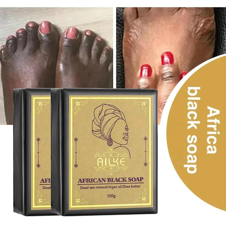 Private Label Luxury African American Skin Care Shea Butter Soap Dead Sea Mineral 150g Strong Whitening African Black Soap - Miami beauty1