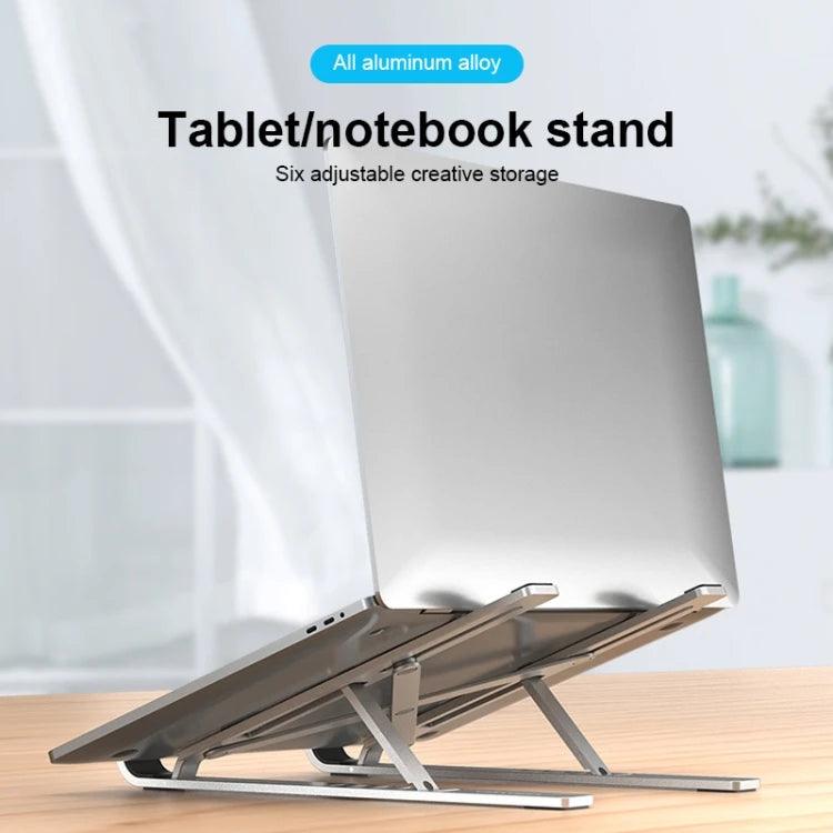 New Arrival SD-001 Aluminum Alloy Notebook Can Be Raised And Lowered Heat Dissipation Holder - Miami beauty1