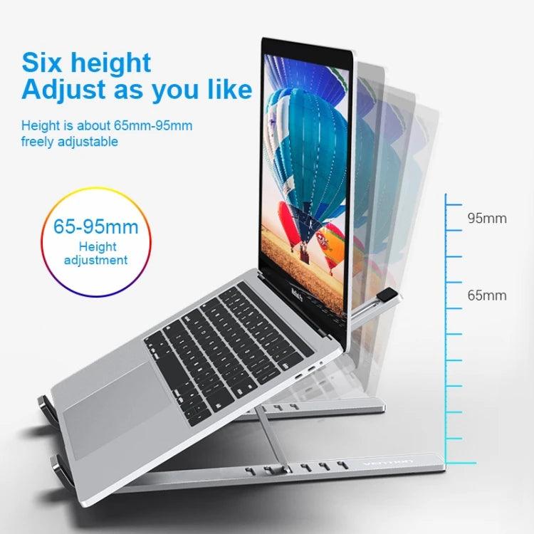 New Arrival SD-001 Aluminum Alloy Notebook Can Be Raised And Lowered Heat Dissipation Holder - Miami beauty1