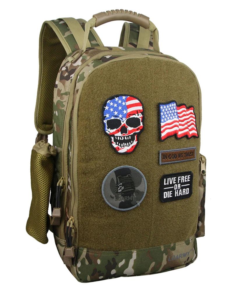 tactical Large Fashion Backpack Outdoor School Bag rucksack work school hiking tactical Backpack - Miami beauty1