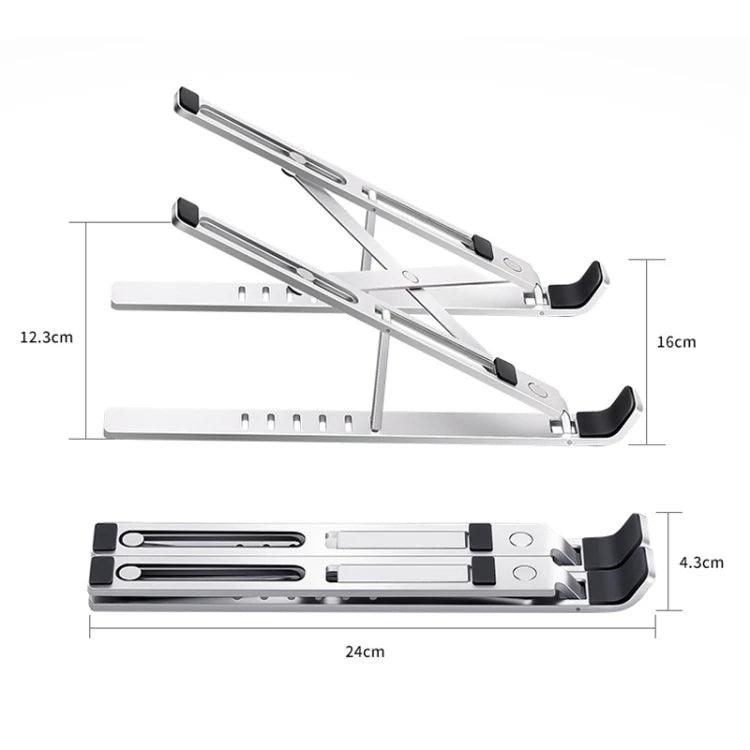 New Arrival SD-001 Aluminum Alloy Notebook Can Be Raised And Lowered Heat Dissipation Holder - Miami beauty1