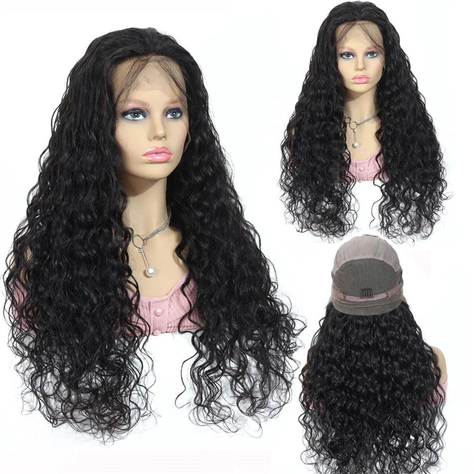 Kinky Curly Wigs Human Hair Lace Front Brazilian Virgin Hair 360 Full Lace Human Hair Wigs For Black Women Hd Lace Frontal Wig - Miami beauty1