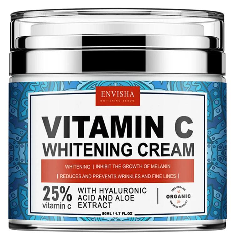 Private Label Vegan Organic Skin Anti Aging Wrinkle Lightening Whitening Collagen Elastin Face Cream For Face Black Skin - Miami beauty1