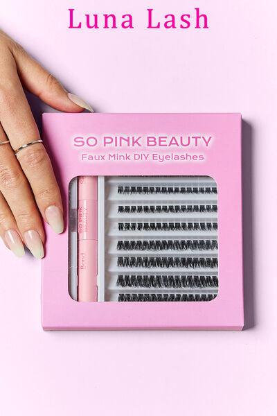 SO PINK BEAUTY Faux Mink Eyelashes Cluster Multipack - Miami beauty1