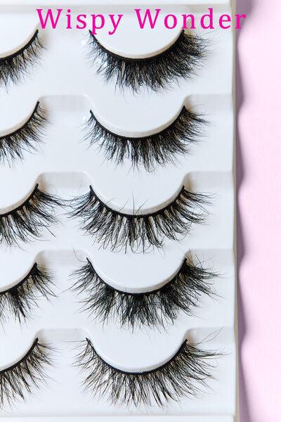 SO PINK BEAUTY Mink Eyelashes Variety Pack 5 Pairs - Miami beauty1