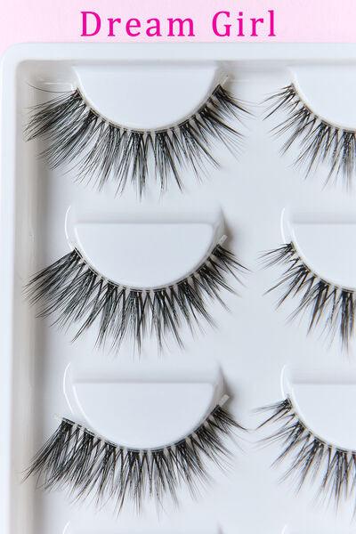 SO PINK BEAUTY Faux Mink Eyelashes 5 Pairs - Miami beauty1