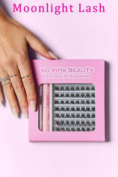 SO PINK BEAUTY Faux Mink Eyelashes Cluster Multipack - Miami beauty1