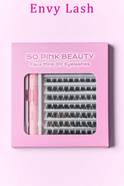 SO PINK BEAUTY Faux Mink Eyelashes Cluster Multipack - Miami beauty1