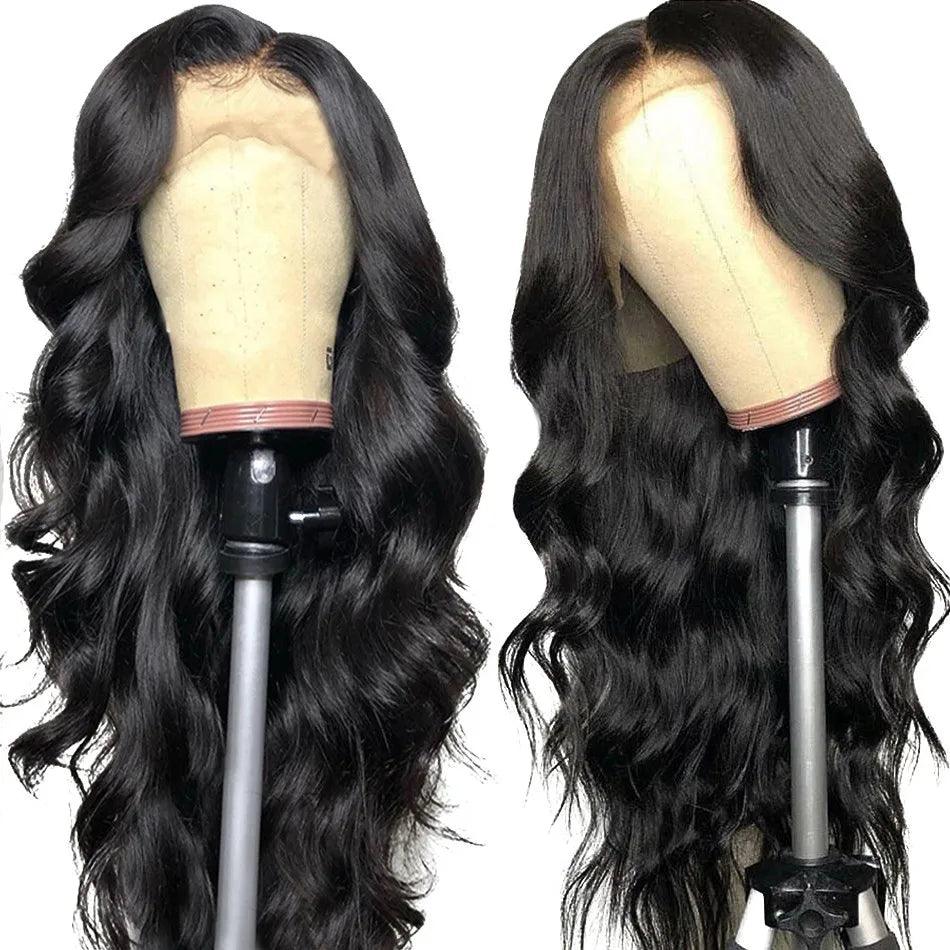 Kinky Curly Wigs Human Hair Lace Front Brazilian Virgin Hair 360 Full Lace Human Hair Wigs For Black Women Hd Lace Frontal Wig - Miami beauty1