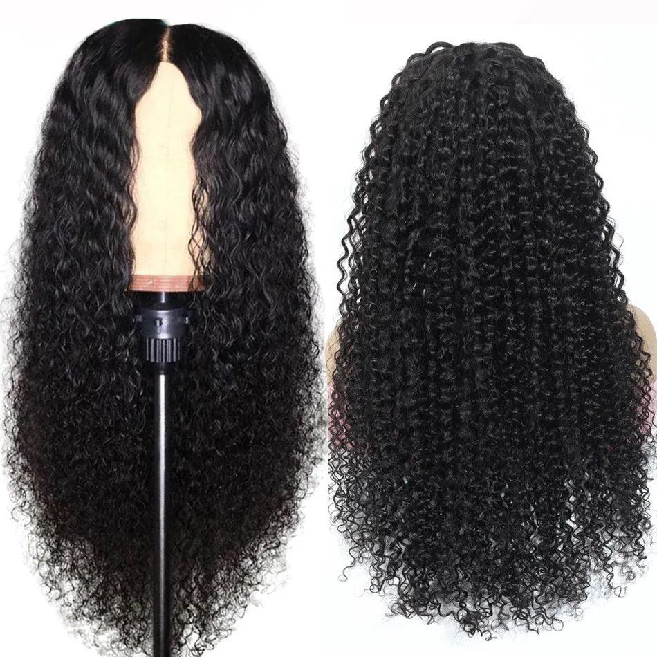 Kinky Curly Wigs Human Hair Lace Front Brazilian Virgin Hair 360 Full Lace Human Hair Wigs For Black Women Hd Lace Frontal Wig - Miami beauty1