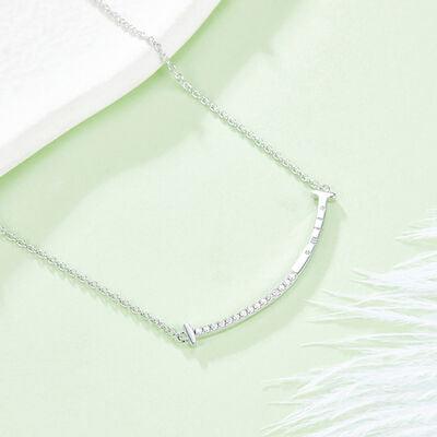 Moissanite 925 Sterling Silver Necklace - Miami beauty1