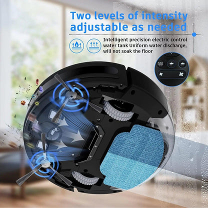 ONSON Robot Vacumn Mop Pet Hair Cleaning Self Charging Smart Vacuum Cleaner - Miami beauty1