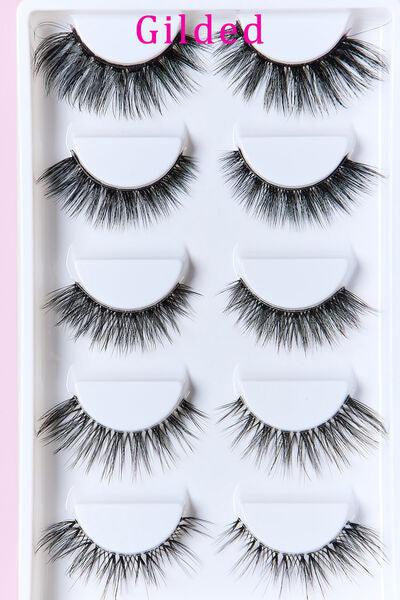 SO PINK BEAUTY Faux Mink Eyelashes Variety Pack 5 Pairs - Miami beauty1