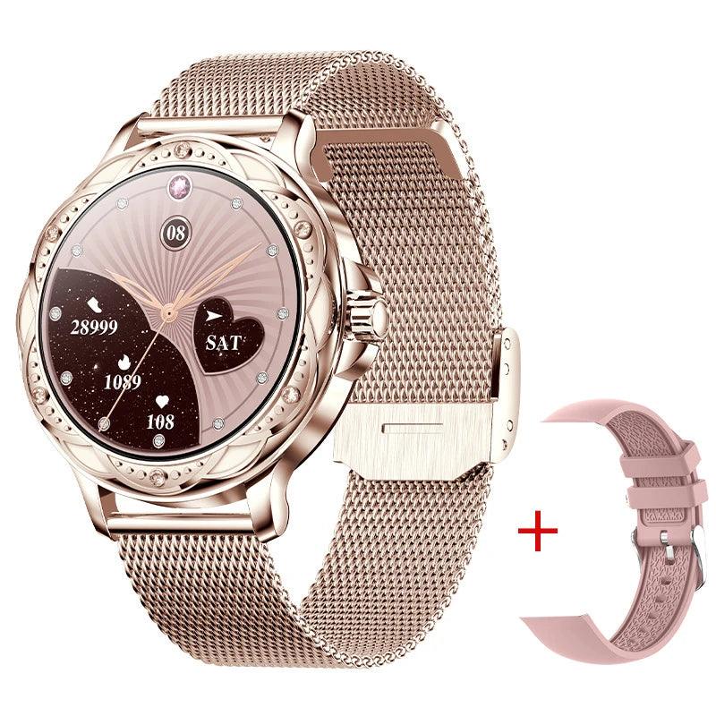 Women Best Diamond Smart Watch 2023 Hombre High Quality SmartWatch With Bracelet Set - Miami beauty1